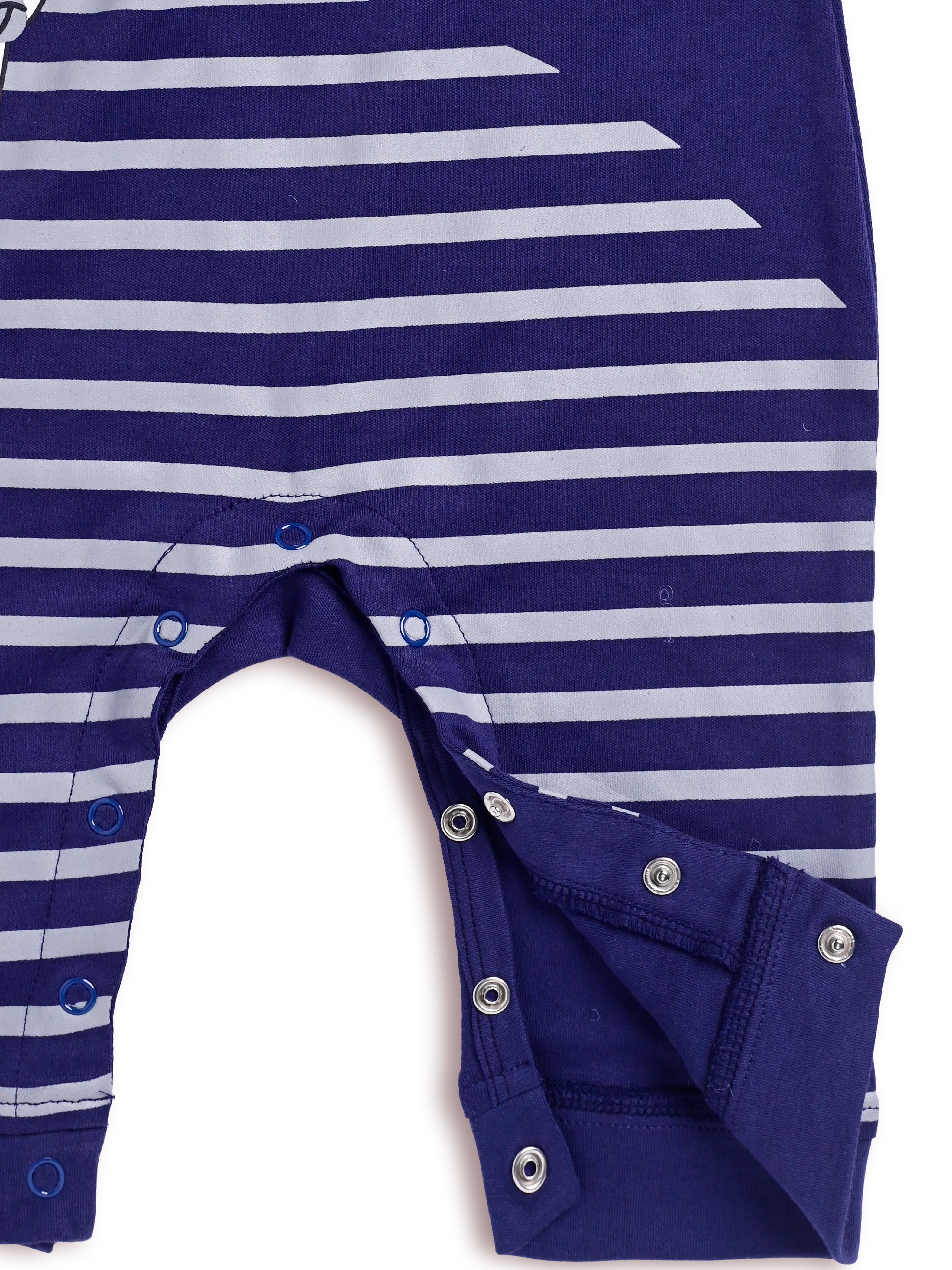 DTD Blue Color Little Cow Design Infant Baby Romper S-40BB