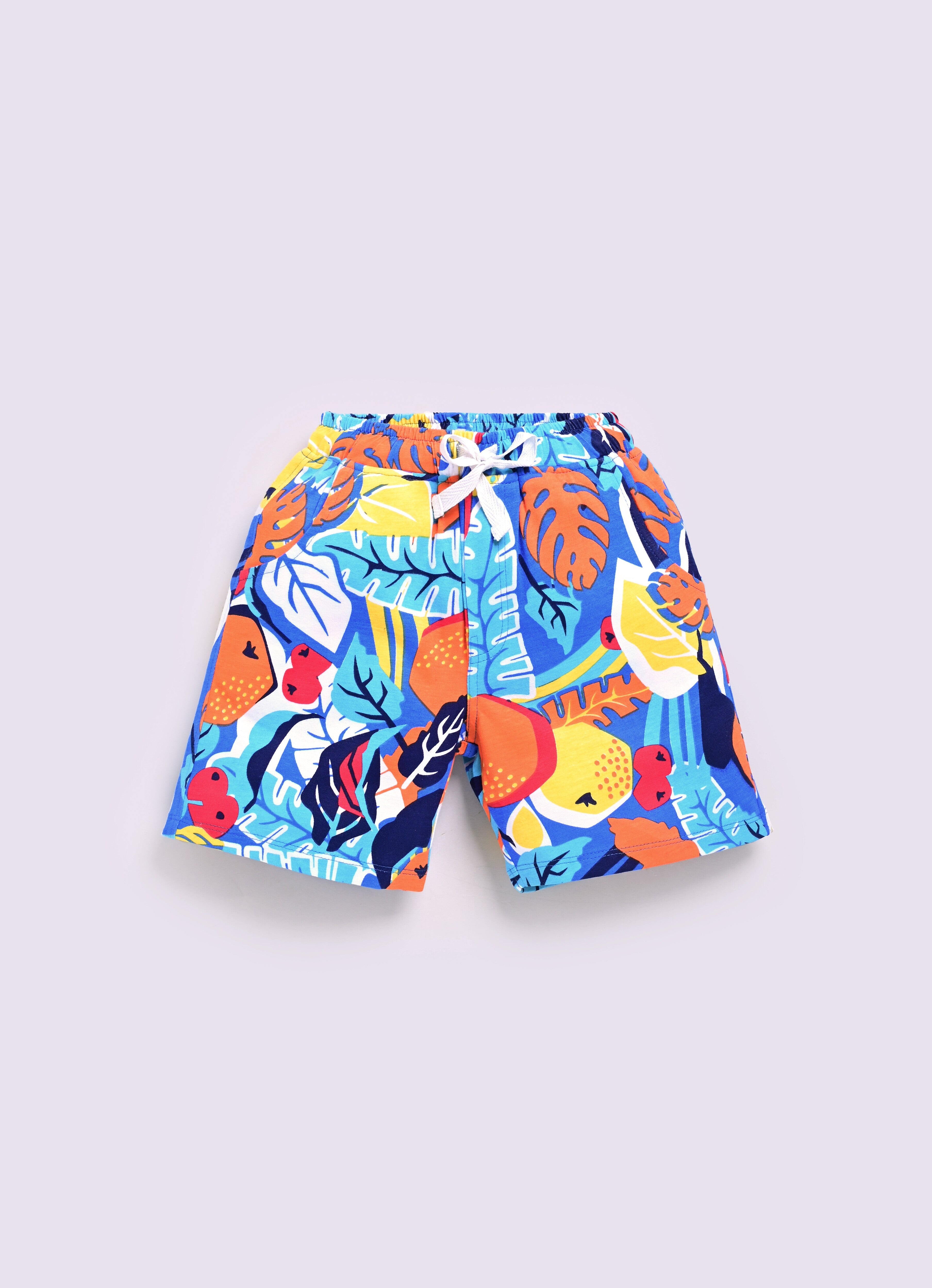 Dear To Dad Pure Cotton AOP Printed Half Sleeve Boys Co-ord Set HS-COS-06