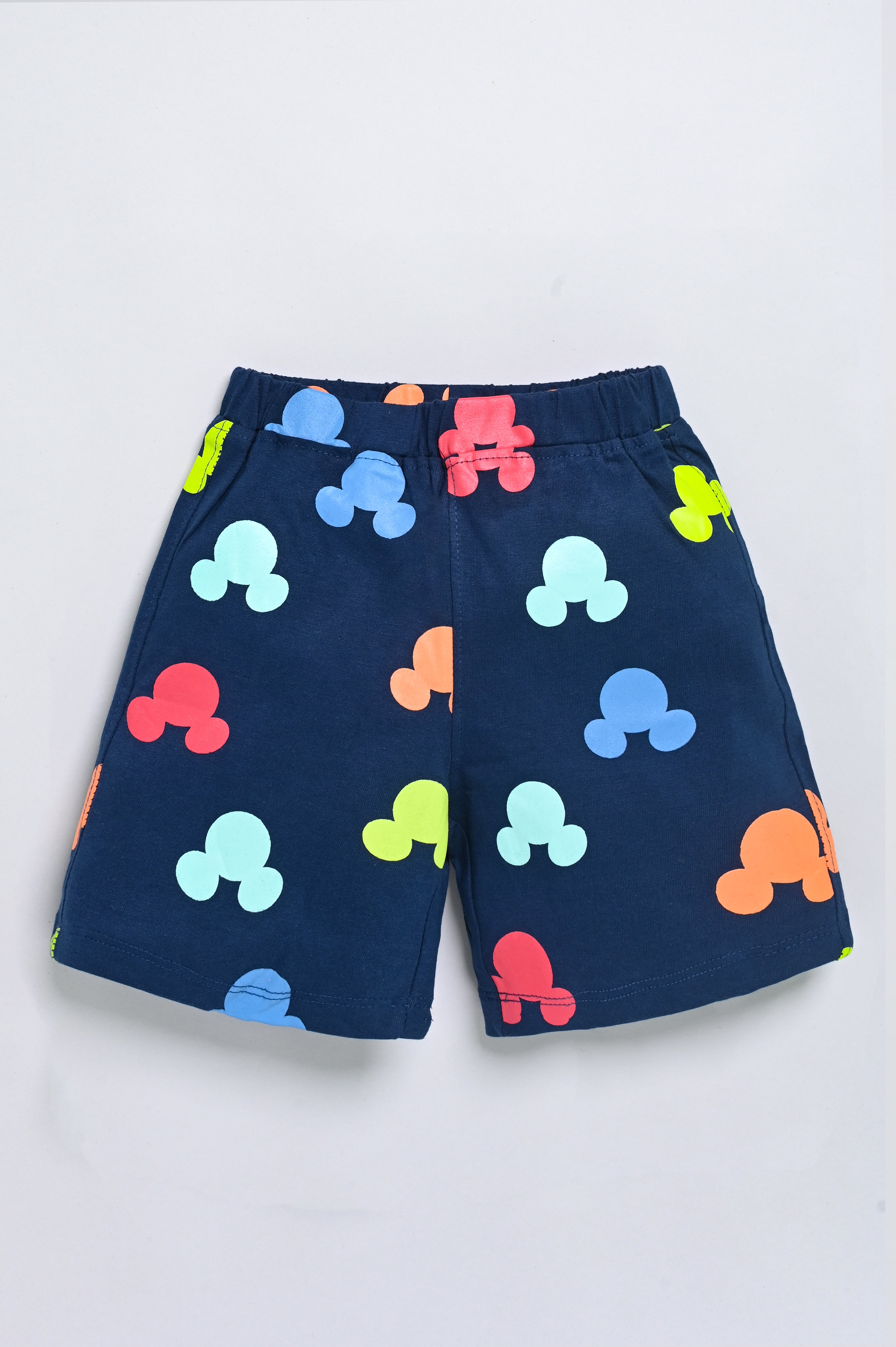 DTD Sky Blue Color Half Sleeve T-Shirt with Blue Shorts for Boys B-HS- 002