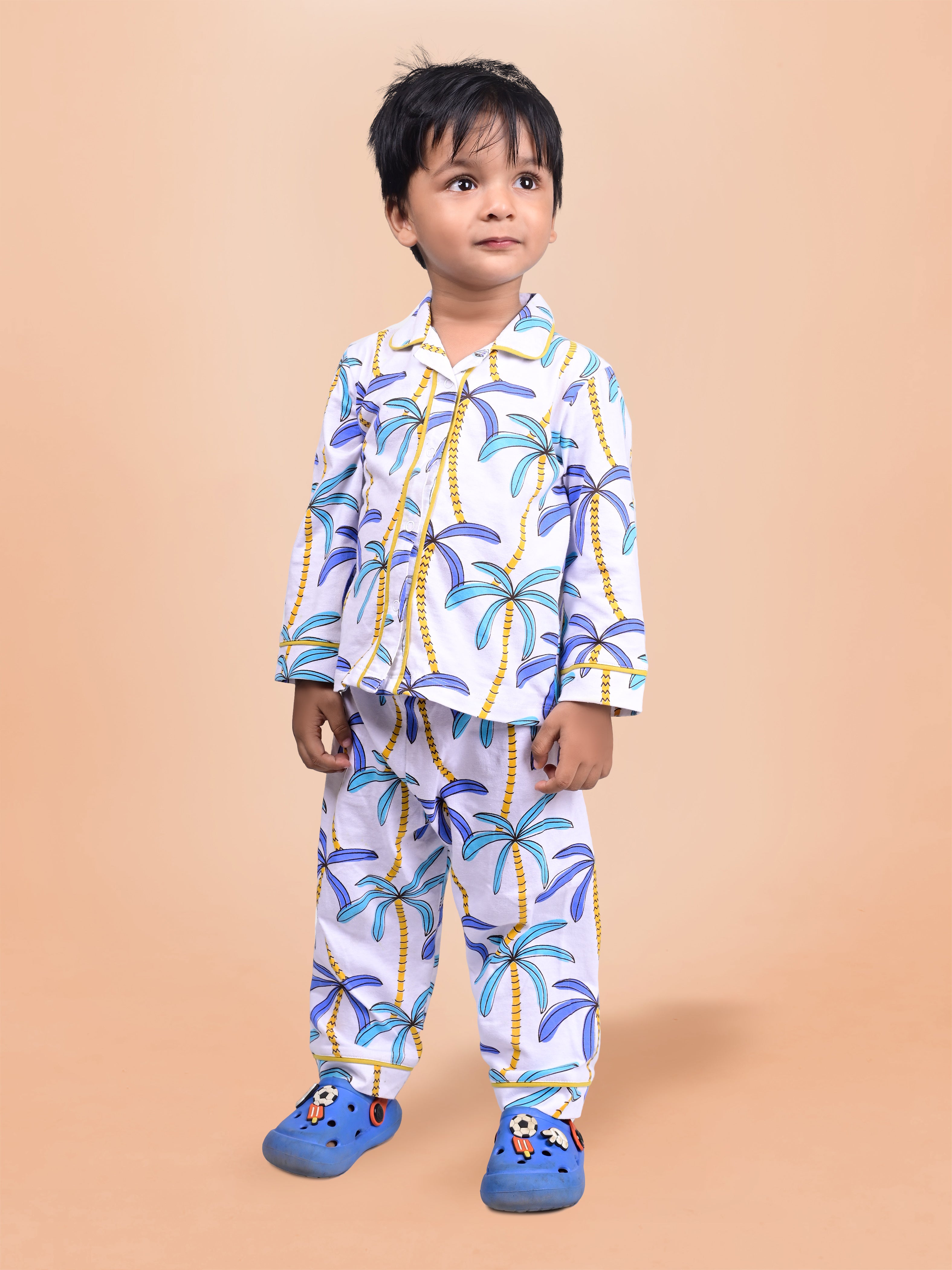 DTD Coconut All Over Printed Boys Night Suit ON-B-FS-NS-01