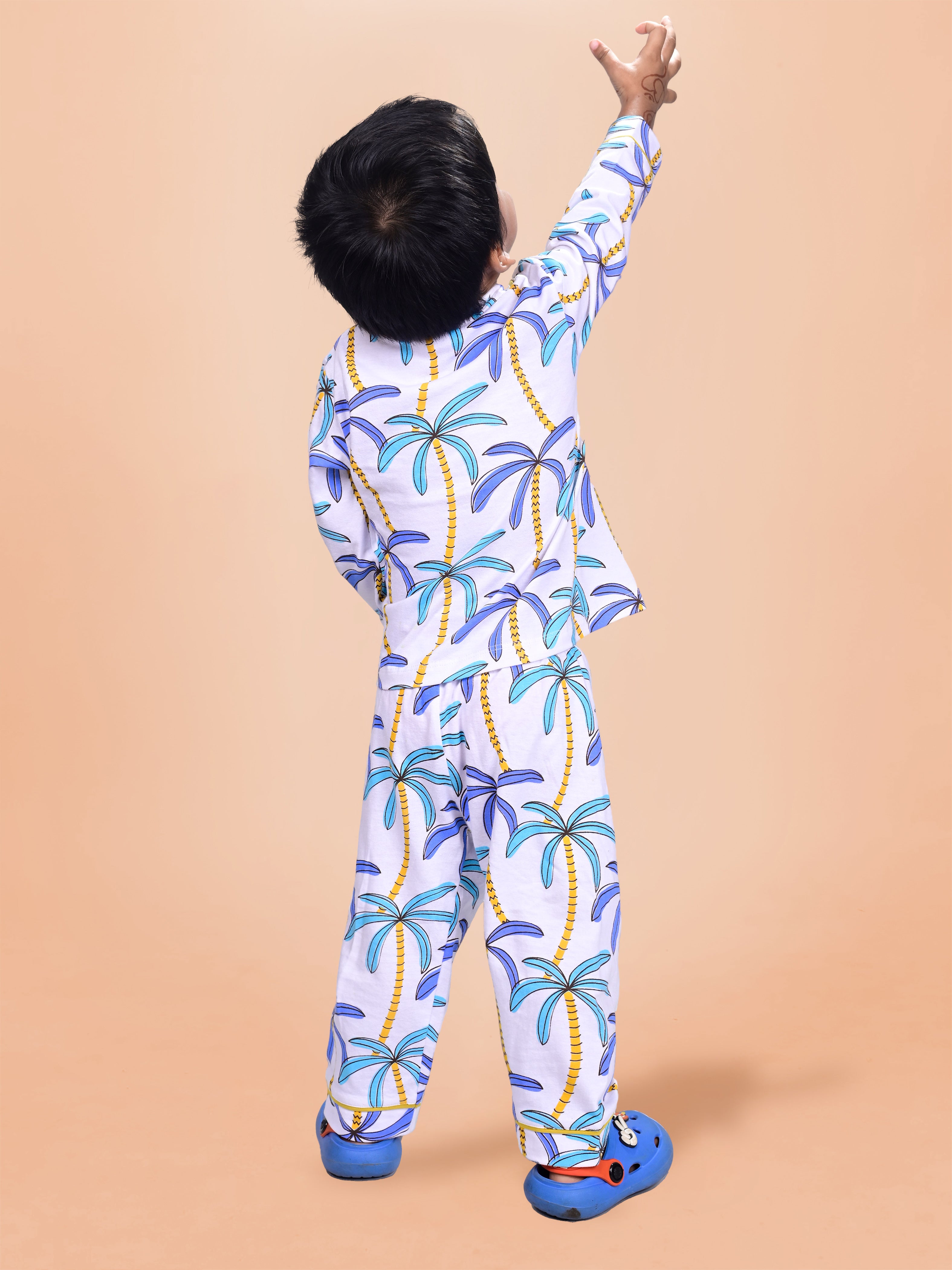 DTD Coconut All Over Printed Boys Night Suit ON-B-FS-NS-01