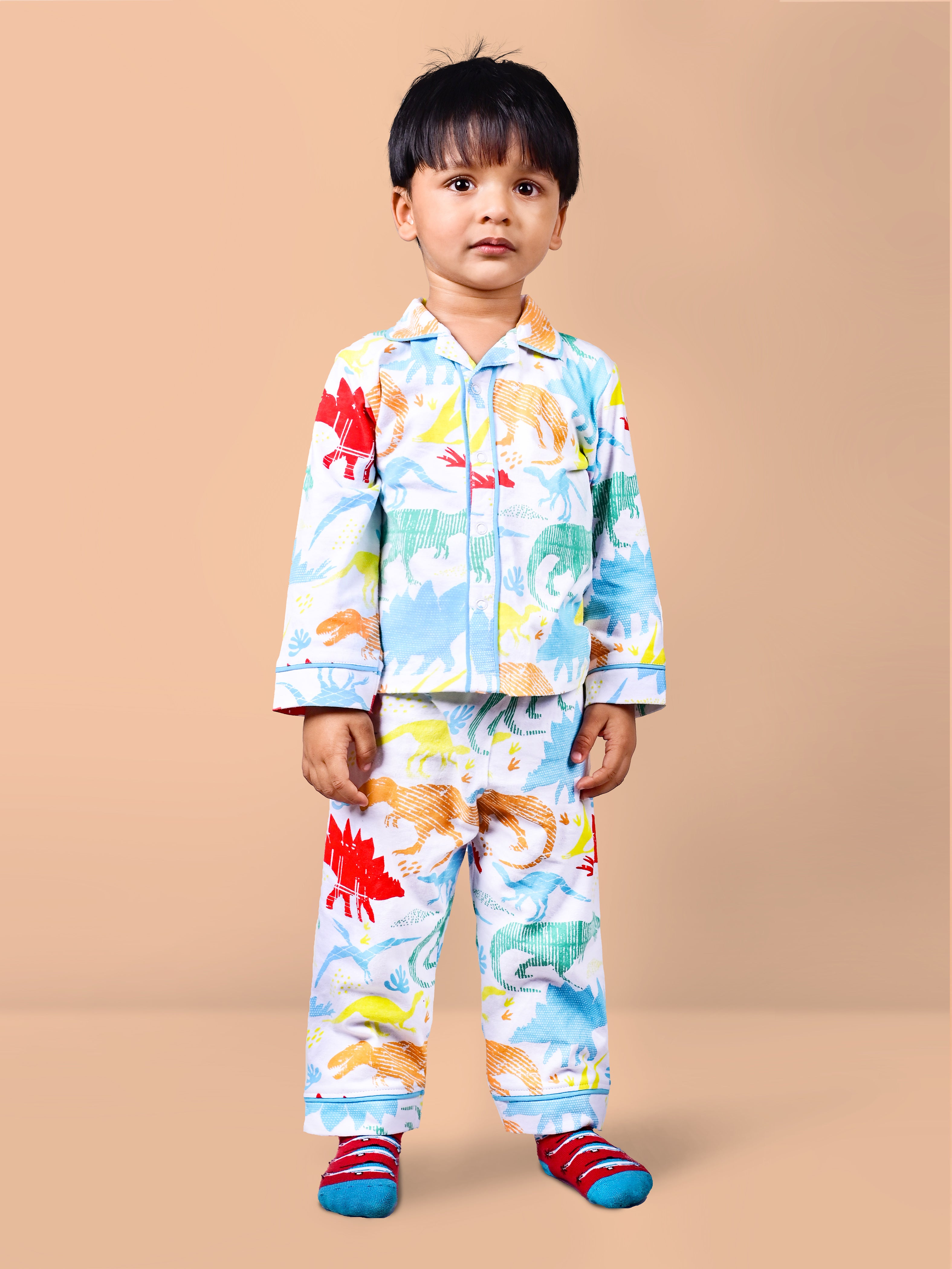 DTD Football All Over Printed Baby Boys Night Suit ON-B-FS-NS-04