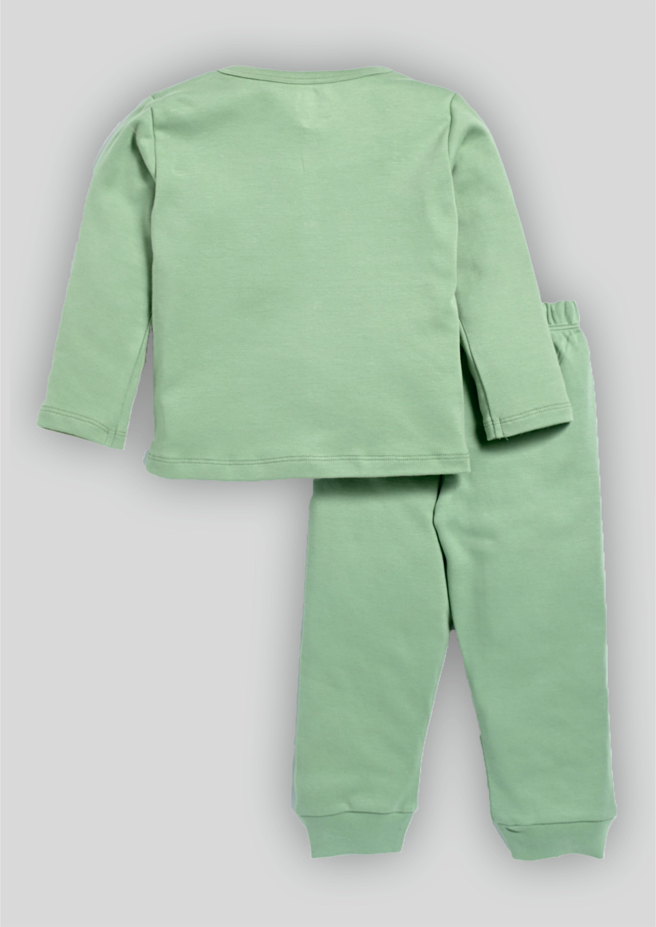 Green Full Sleeve Front Open Set B-FO-16_Green