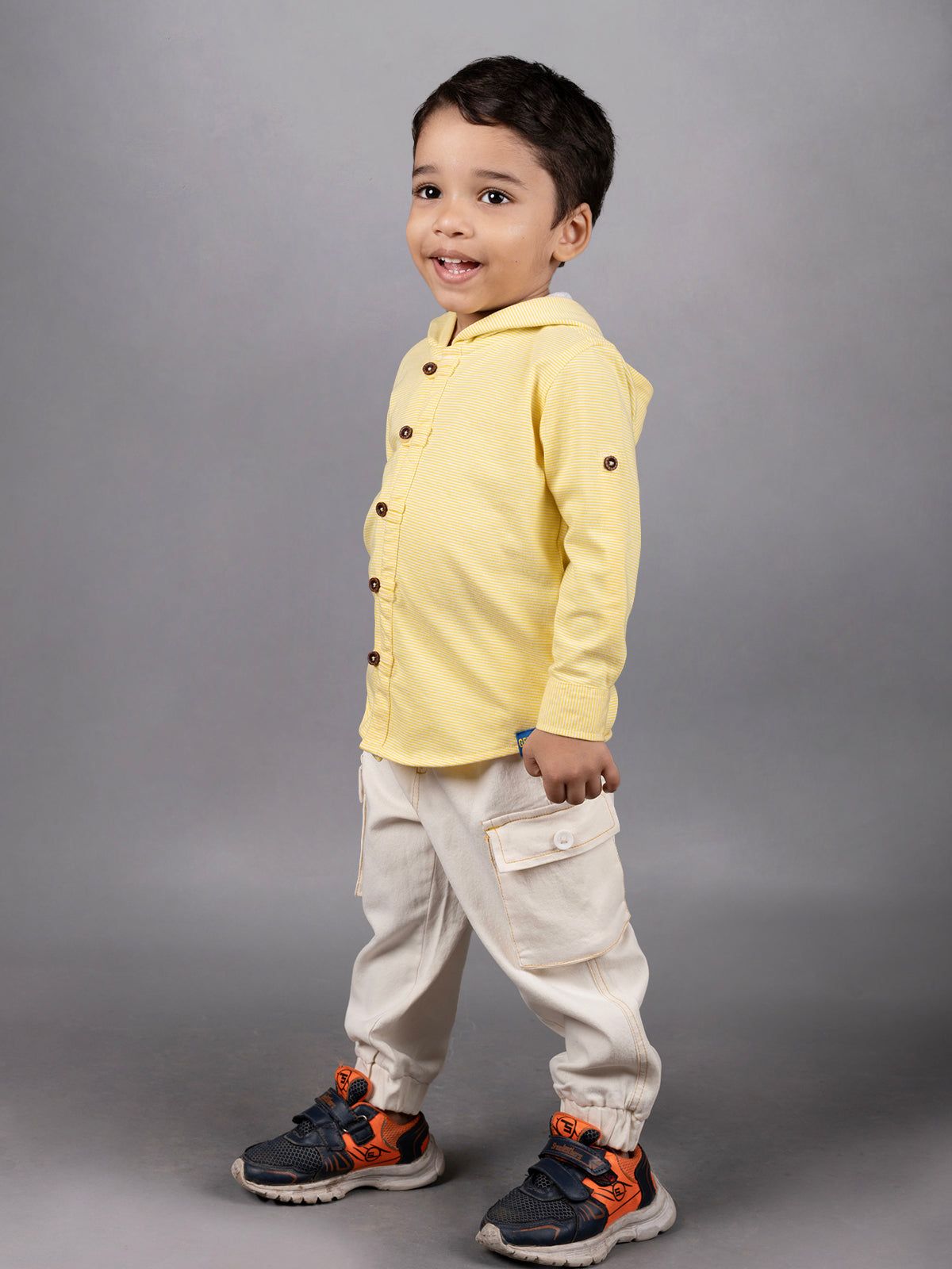 DTD Boys Full Sleeve Hoodie Shirt with Denim Pant B-FSD-836