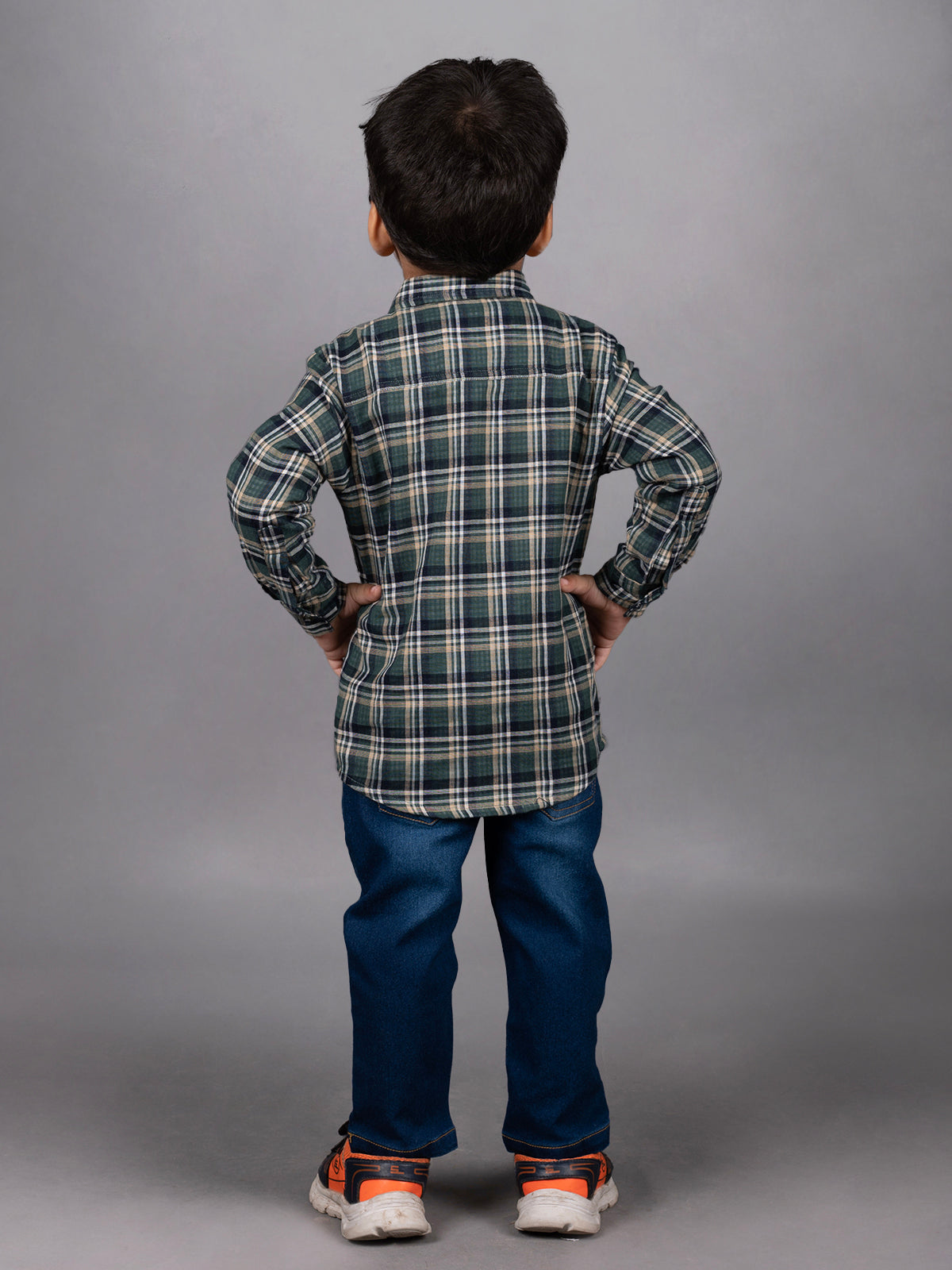 DTD Boys Full Sleeve Set with Denim Pant-B- F/S - 825