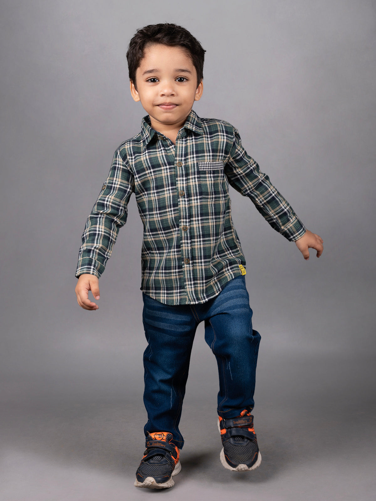 DTD Boys Full Sleeve Set with Denim Pant-B- F/S - 825