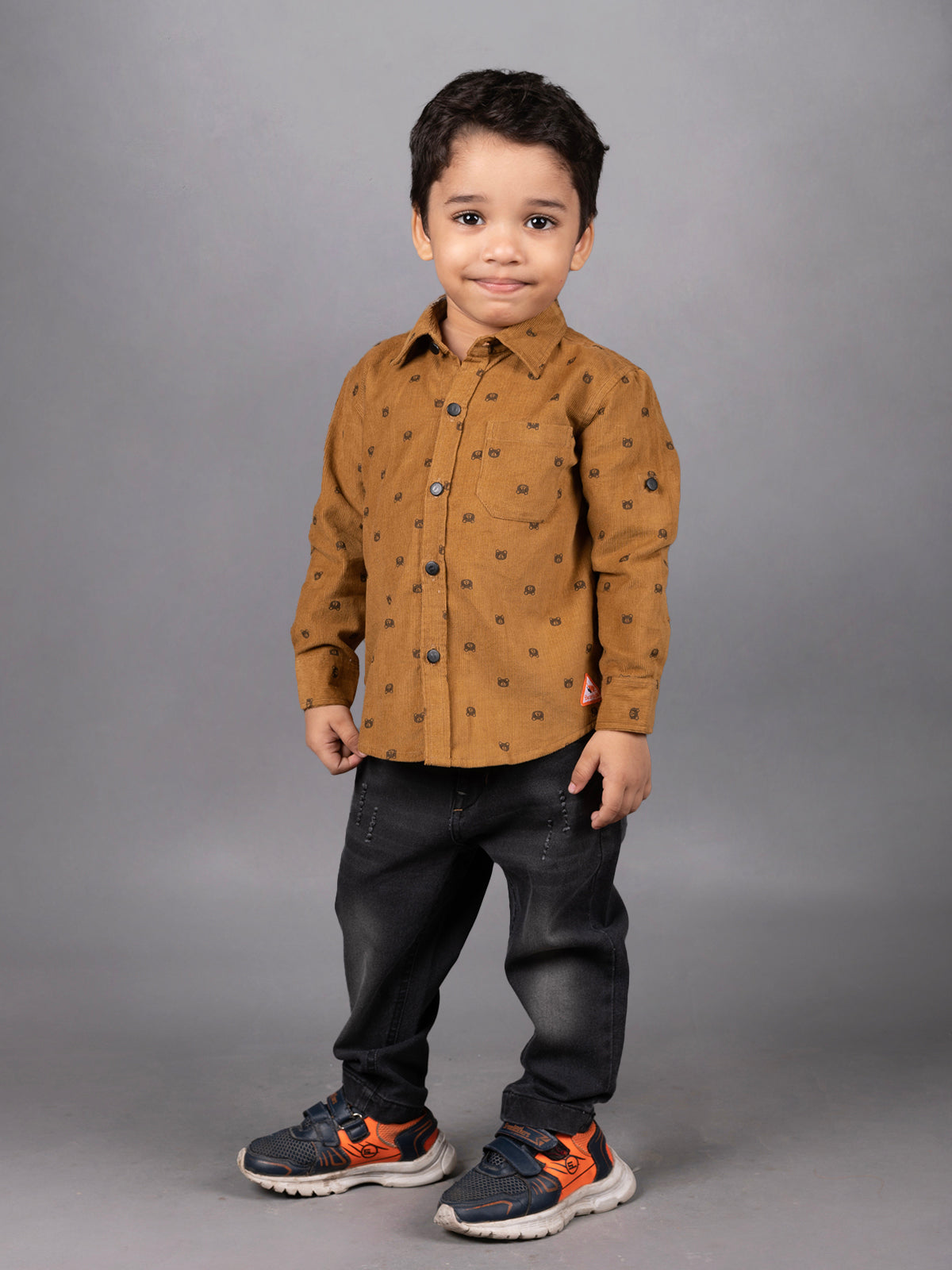 DTD Boys Full Sleeve Set with Denim Pant-B- F/S - 822