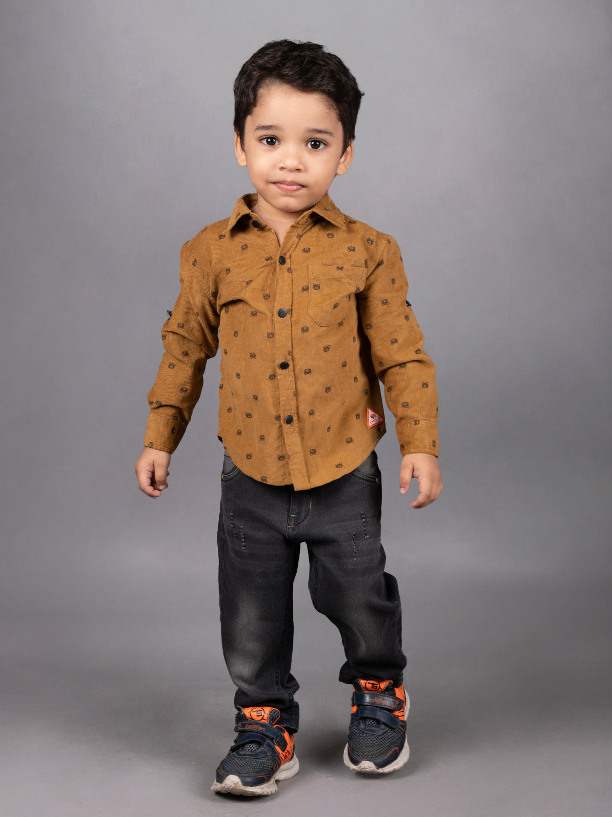 DTD Boys Full Sleeve Set with Denim Pant-B- F/S - 822