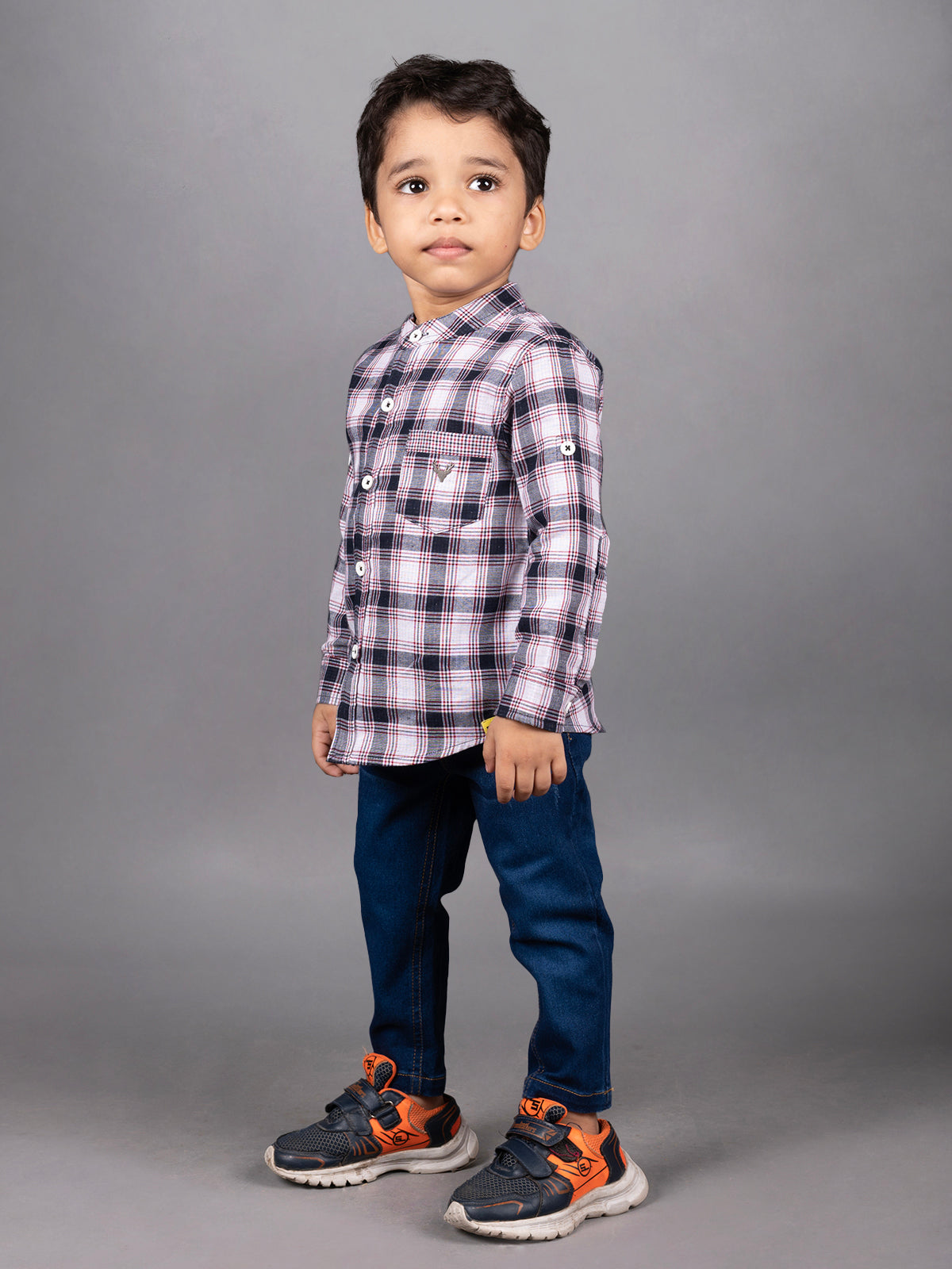 Boys Full Sleeve Set with Denim Pant-B-F/S-827