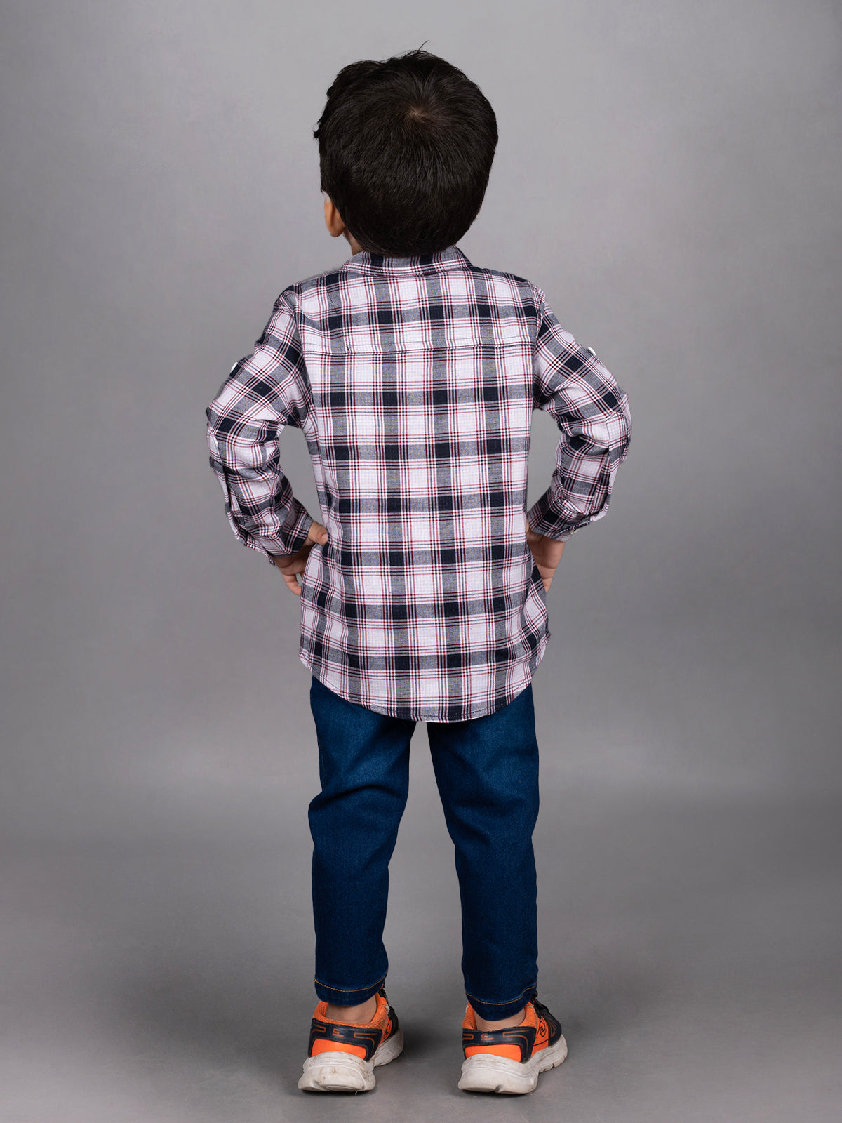 Boys Full Sleeve Set with Denim Pant-B-F/S-827