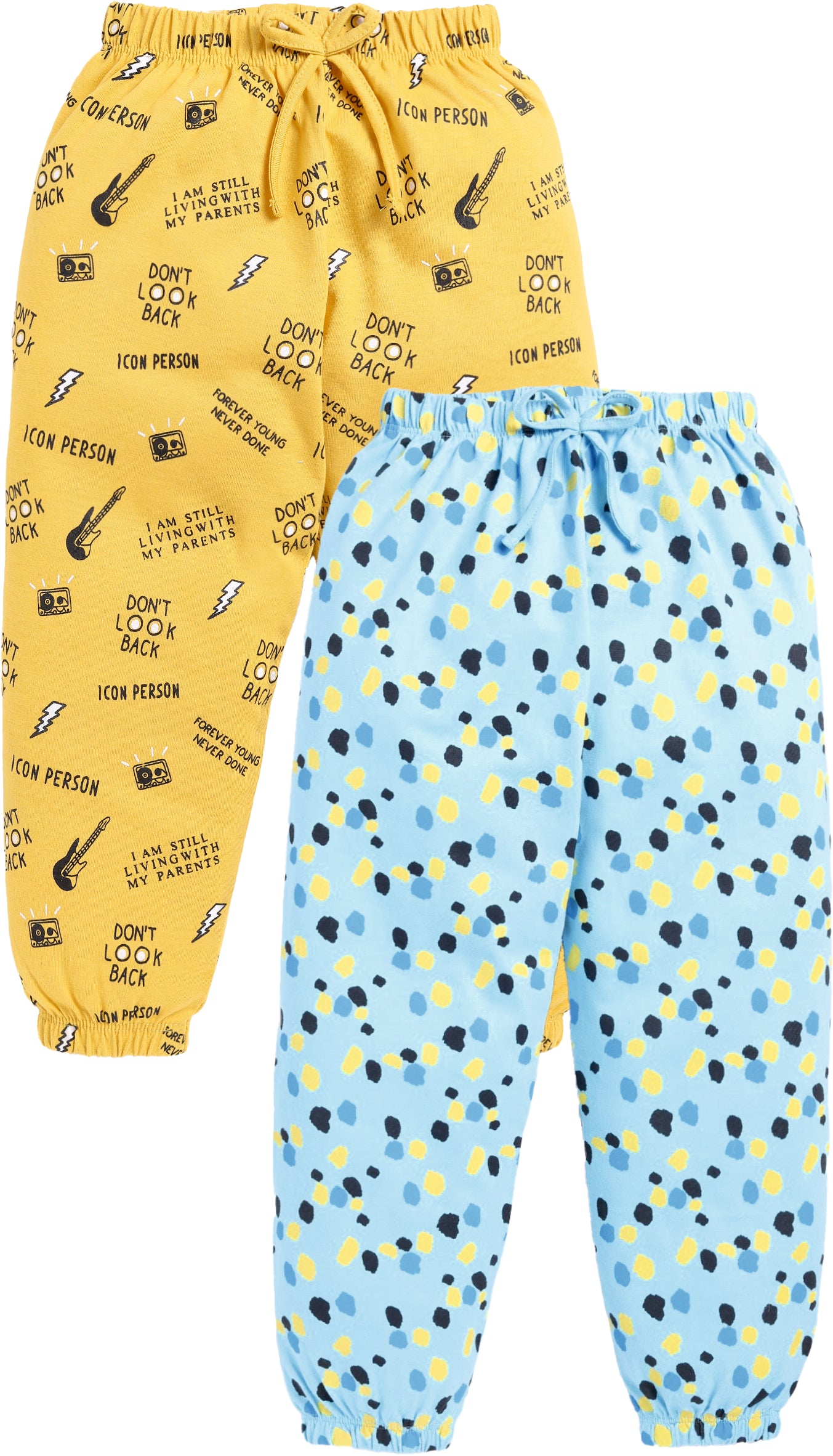 Pure Cotton Boys Pyjama Pack of 2 (Y&B)