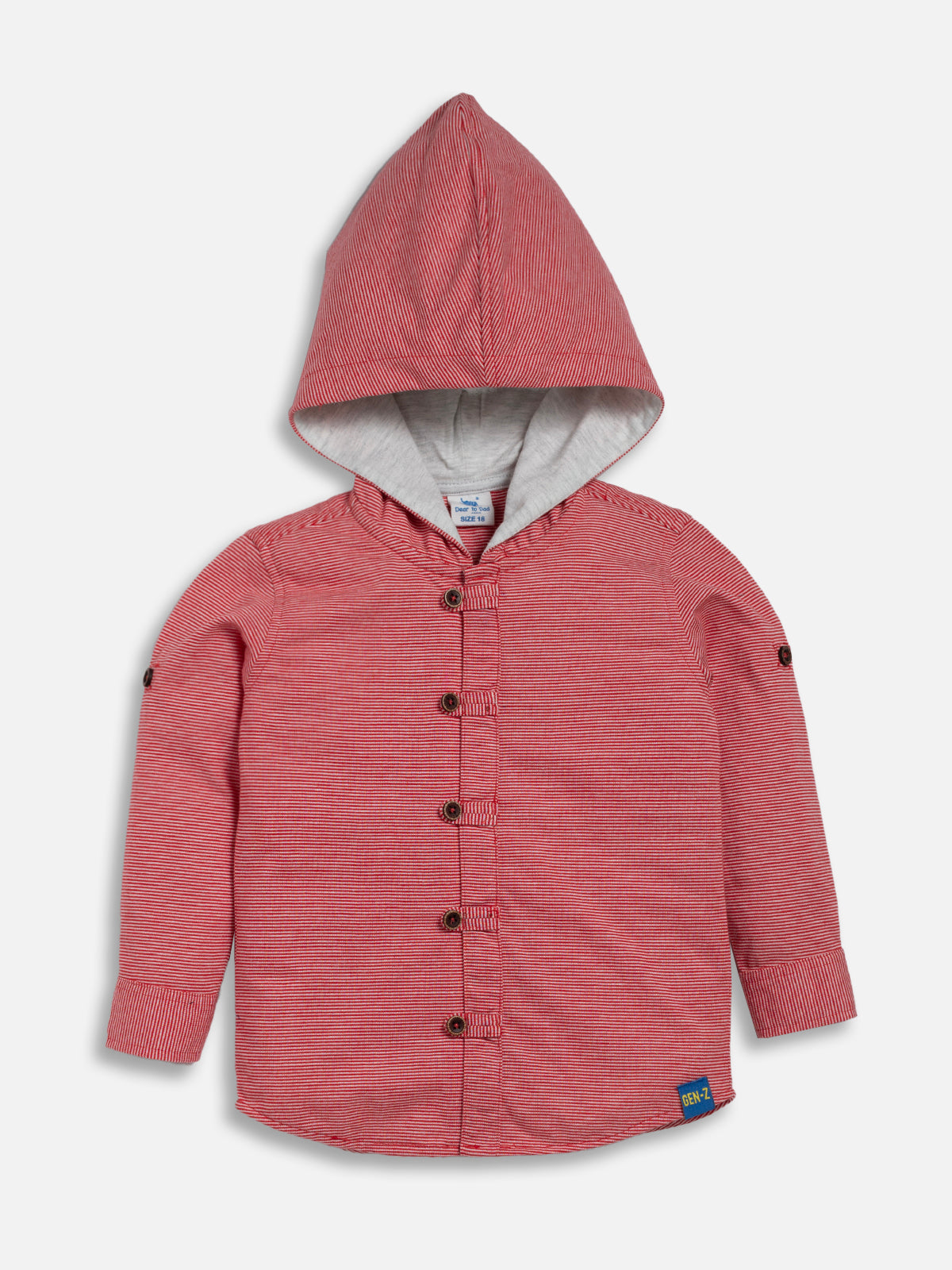 DTD Boys Full Sleeve Hoodie Shirt with Denim Pant B-FSD-836