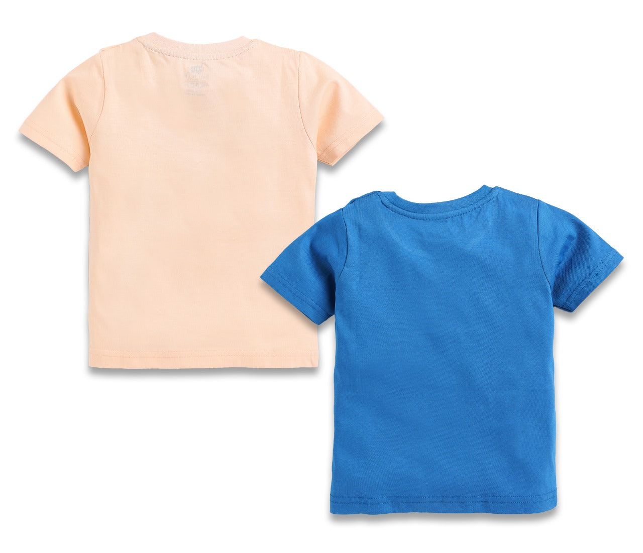 DTD Chest Print Half Sleeve T-shirt for Boys-Pack of 2-BT-710B