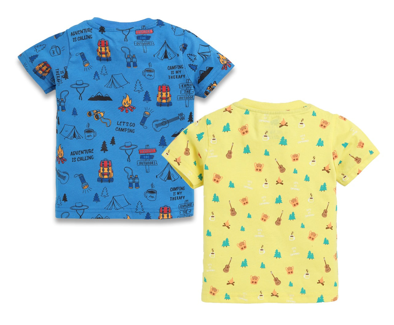 DTD All Over Print Half Sleeve T-shirt for Boys-Pack of 2-BT-711B